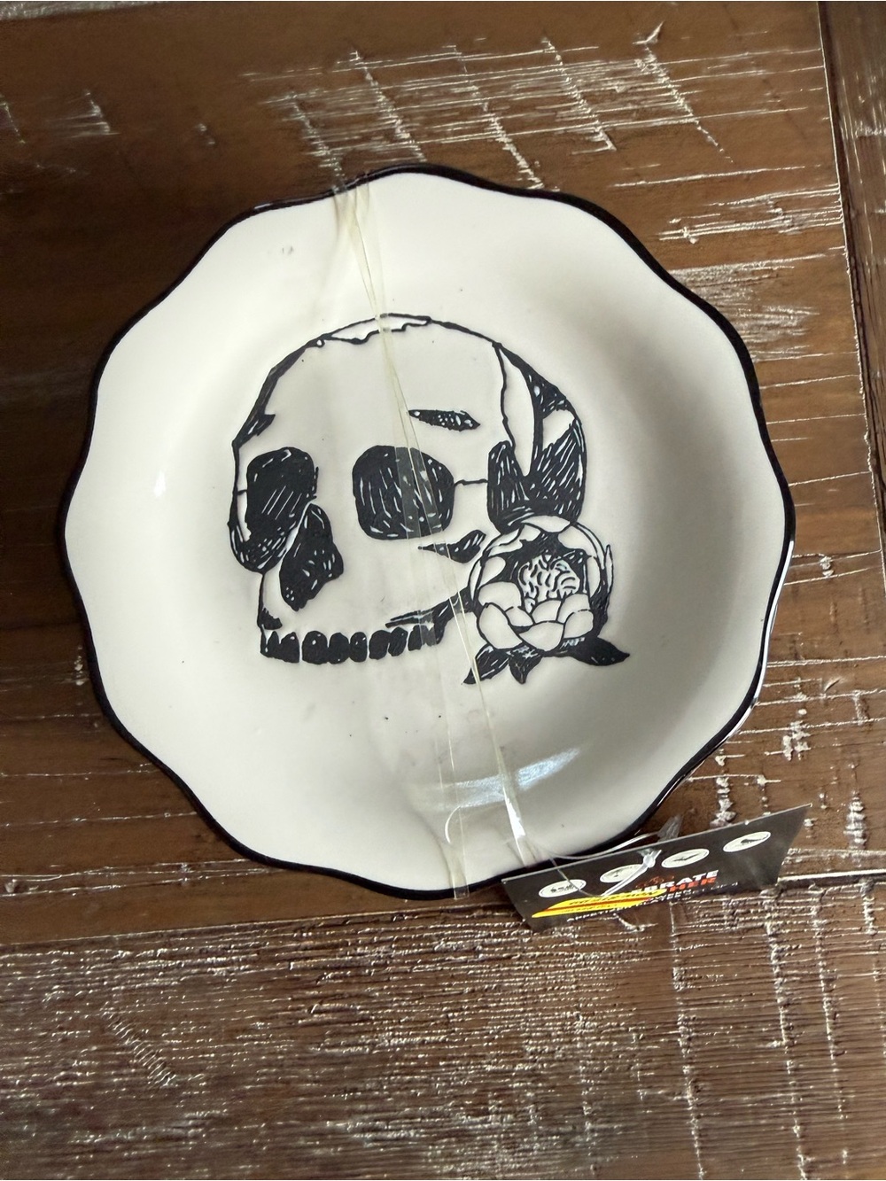 Halloween 4-pc. Spooky Designs Appetizer Plates Set 6”